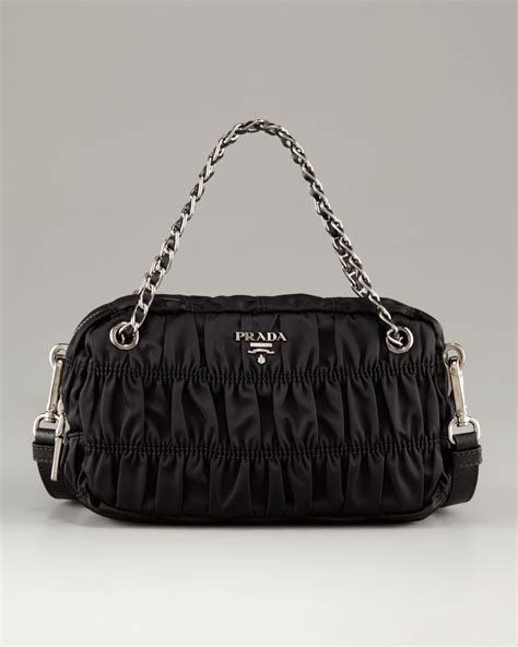 prada mini duffle bag|prada ruched nylon bag.